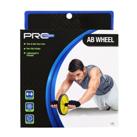 NEW Pro Strength Ab Wheel Roller Core Strength - Picture 1 of 4